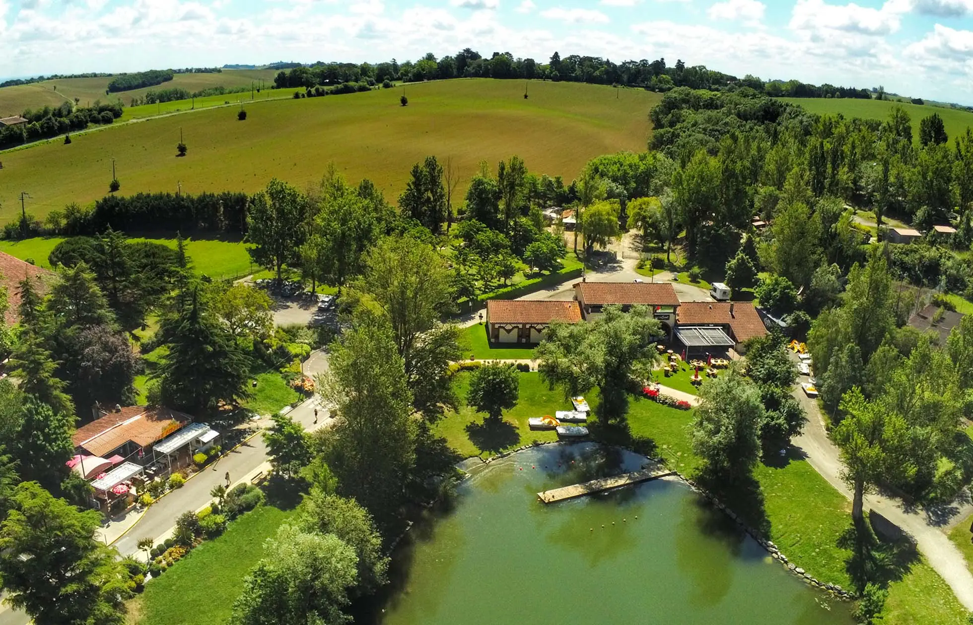 03 - Camping du Lac de La Thésauque - Situation