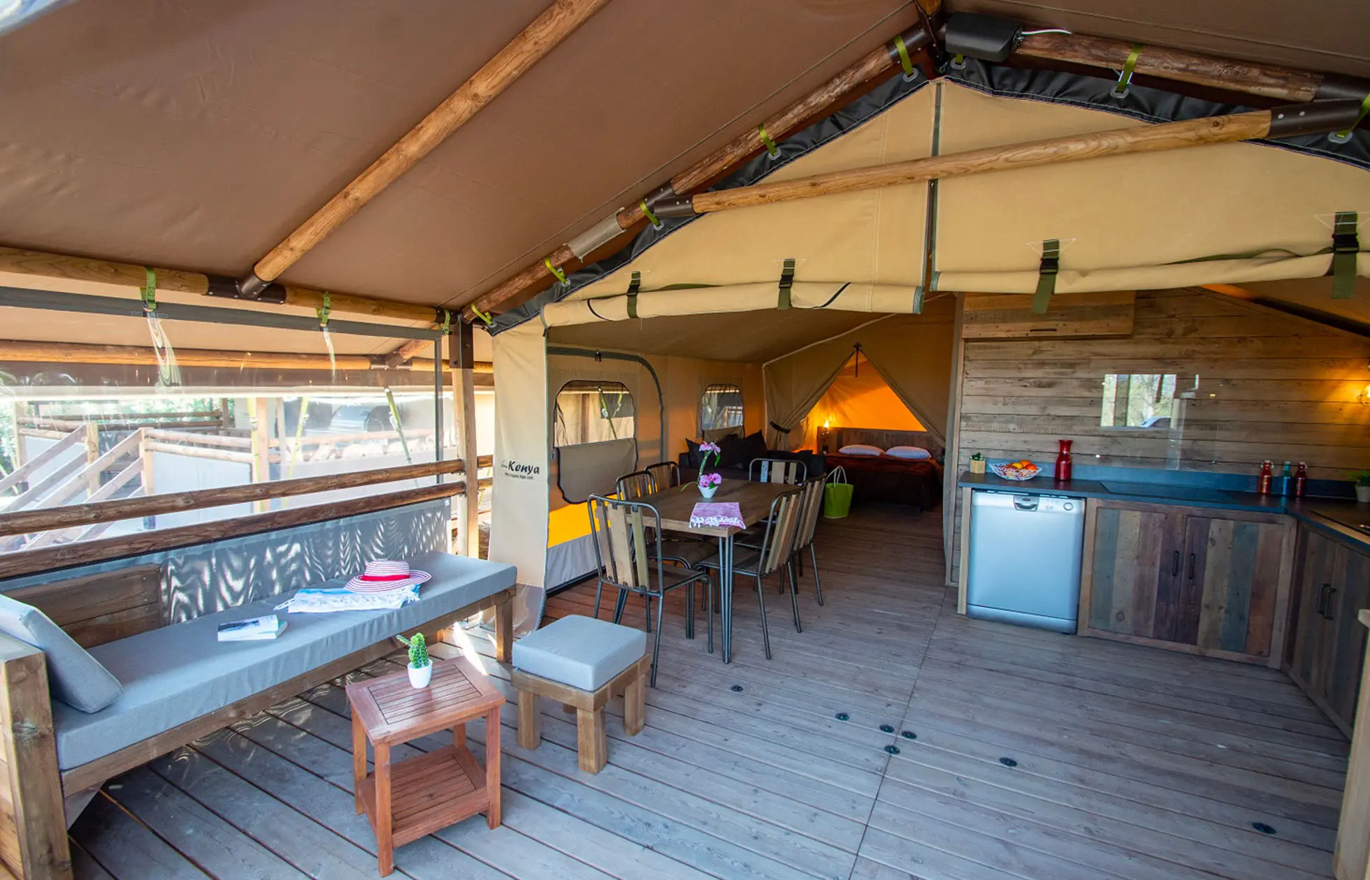14 -  Camping Le Moulin des Iscles - Hébergement